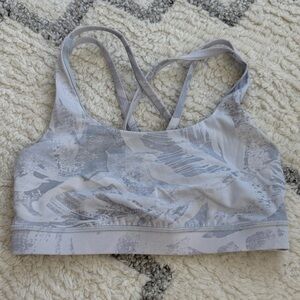 Lululemon Women's Gray/Blue Sports Bra